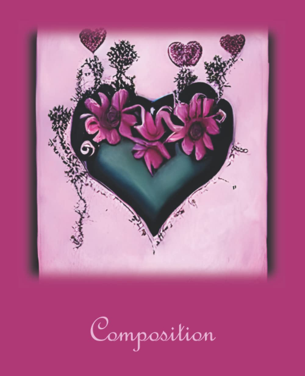 ler totalmente Composition: Pastel hearts and flowers Composition Notebook, Wide Ruled Composition Notebook, 120 Pages, Lined Paper, 7.5 X 9.25" (Composition Notebooks)