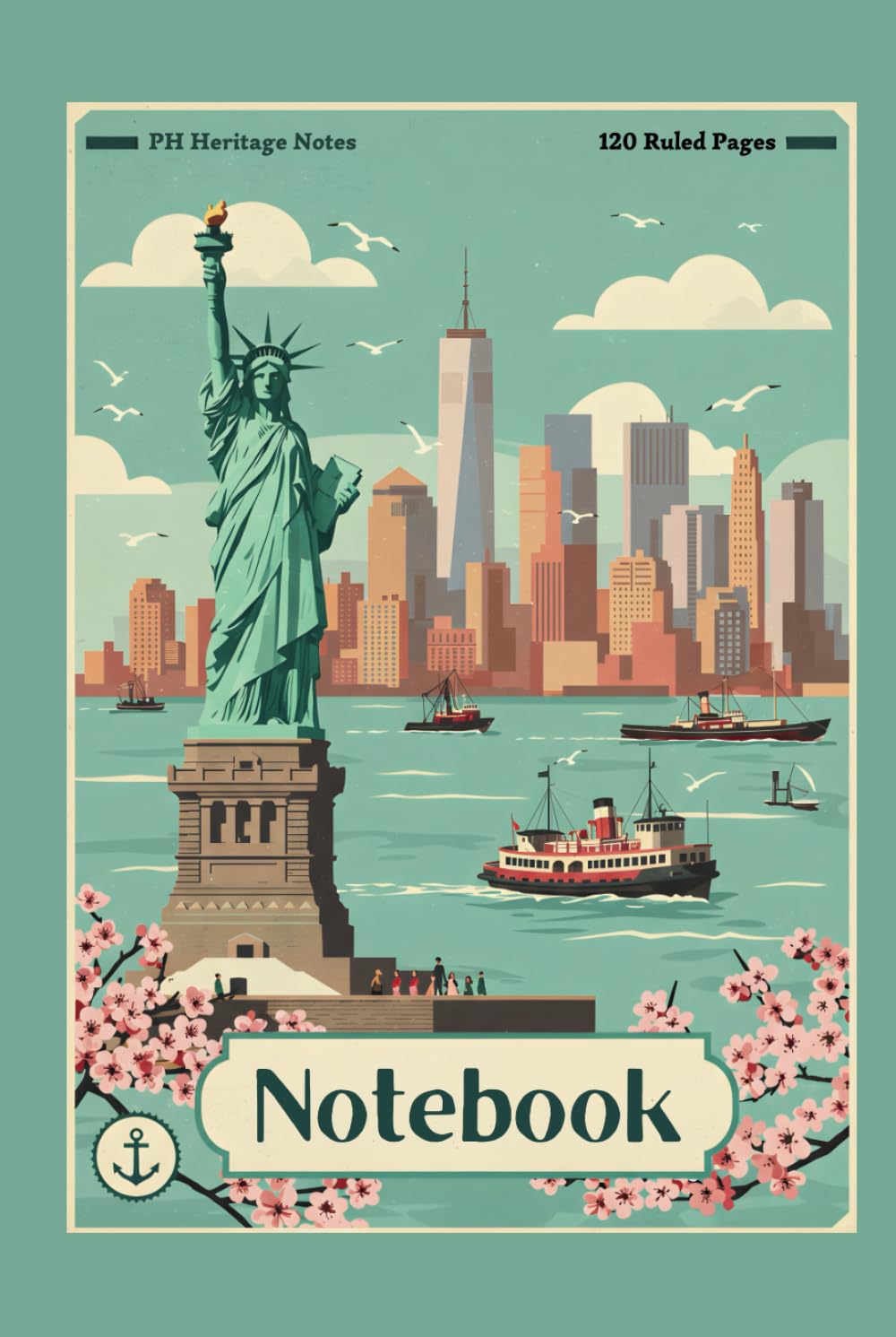 ler totalmente Notebook: Vintage & Retro Journal, Timeless Design - Classic Diary: Your Inspiring Daily Companion and the Perfect Gift for Friends and Family, Hardcover, 120 Ruled Pages, 6" x 9", A5