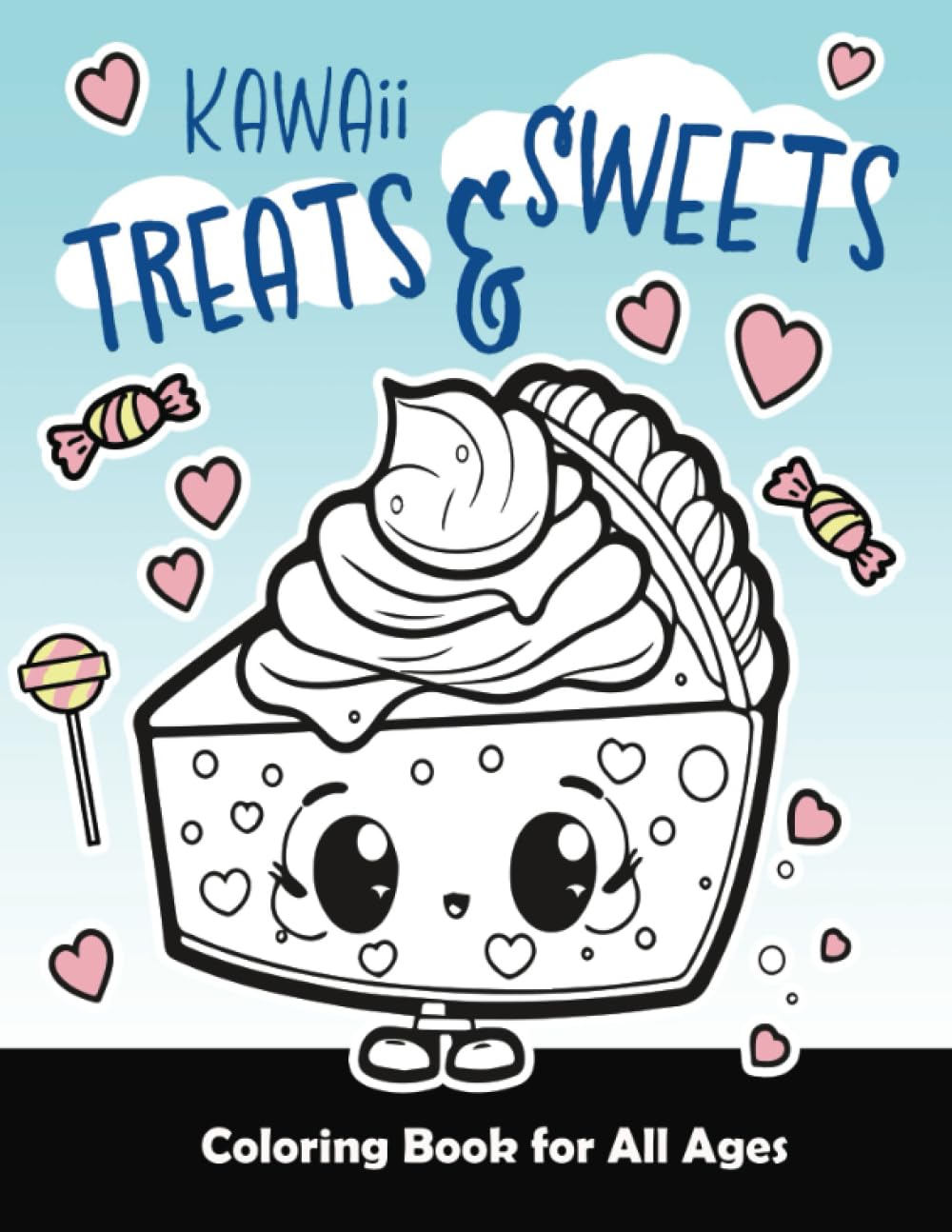 Kawaii Treats & Sweets: Coloring Book for All Ages baixar o livro de graça