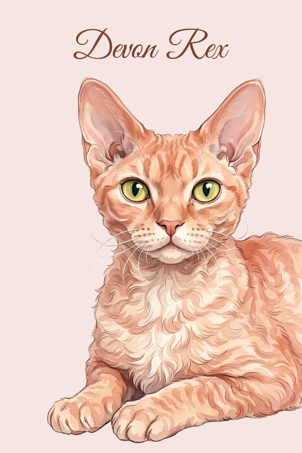 capítulo por capítulo baixar Lined Notebook 6x9: Devon Rex Notebook for Studying, Work, Note Taking | Cute Watercolor Cat Portrait Journal for School, College, University | Feline Lover Gift for Women, Men, Teens (Cat breeds)