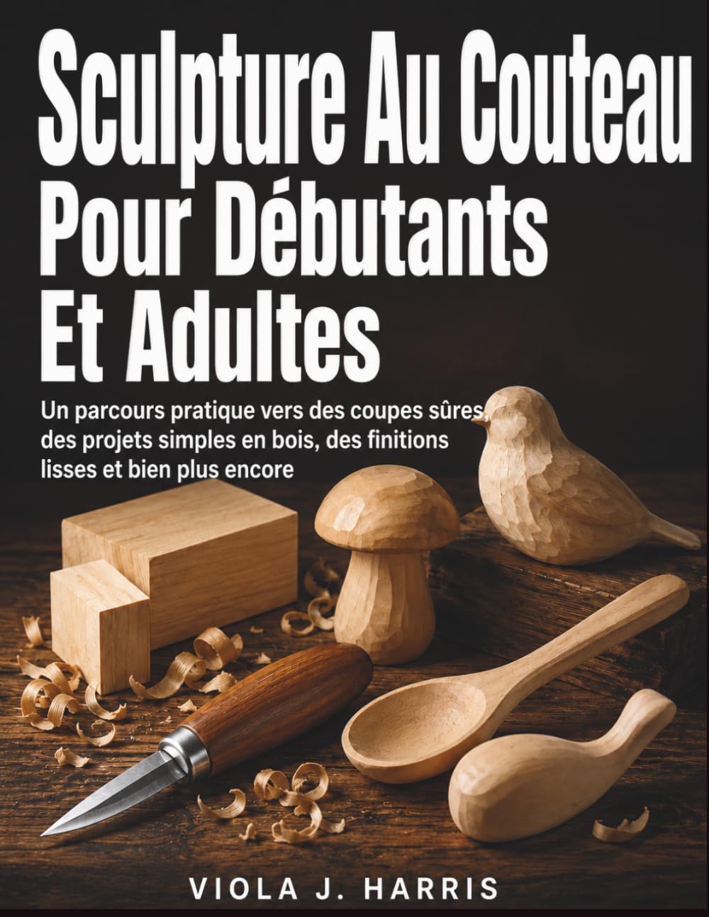 ler totalmente Sculpture Au Couteau Pour Débutants Et Adultes: Un parcours pratique vers des coupes sûres, des projets simples en bois, des finitions lisses et bien plus encore (French Edition)