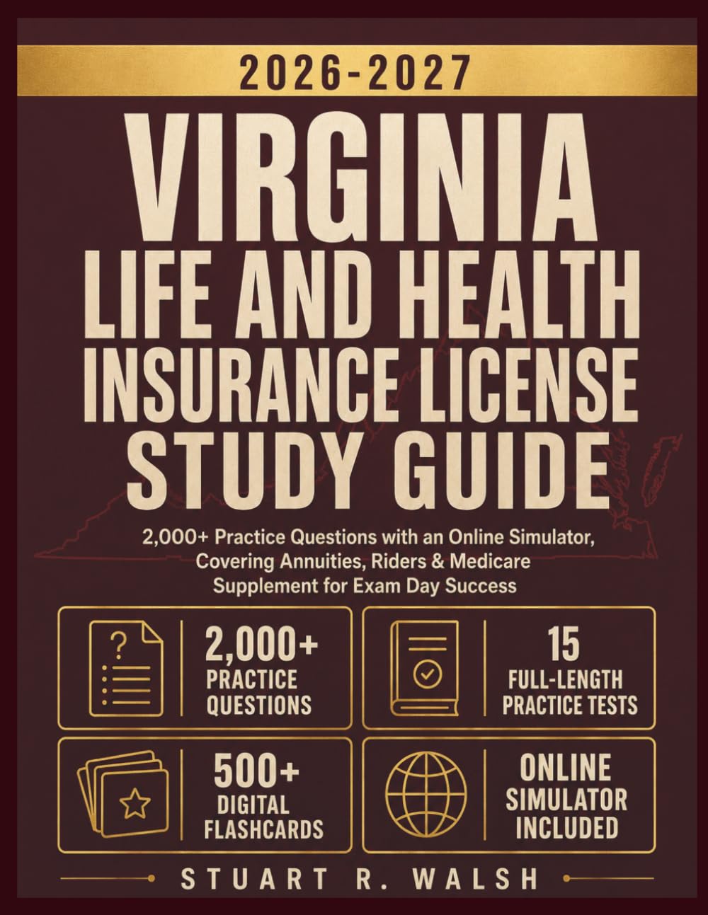capítulo por capítulo baixar Virginia Life and Health Insurance License Study Guide: 2,000+ Practice Questions with an Online Simulator, Covering Annuities, Riders & Medicare Supplement for Exam Day Success