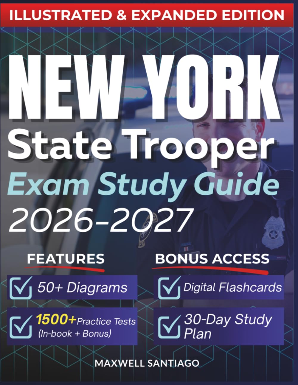 ler totalmente NEW YORK STATE TROOPER EXAM STUDY GUIDE 2026 – 2027: Expanded Edition with Detailed Review for the NYST Cognitive Exam, 1500+ Questions and Answers and Hours of E-Learning Access to Pass