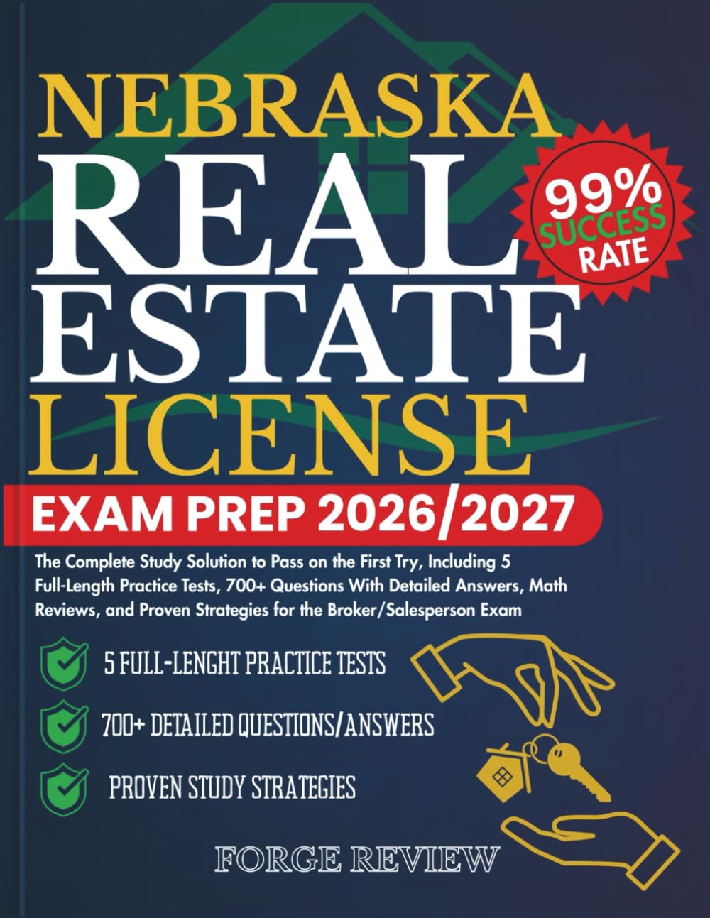 capítulo por capítulo baixar NEBRASKA Real Estate License Exam Prep 2026/2027: The Complete Study Solution to Pass on the First Try, Including 5 Full-Length Practice Tests, 700+... Strategies for the Broker/Salesperson Exam