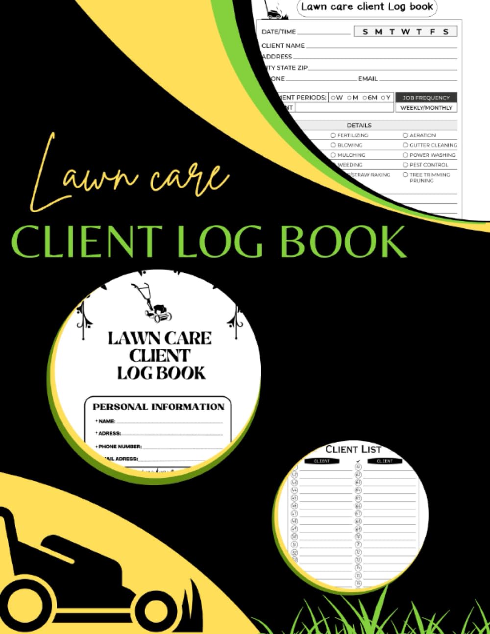 capítulo por capítulo baixar Lawn care client Log book: Simple Lawn Mowing And Landscape Appointment Logbook, Track And Record Your Client's Information Easily,120 Pages 8.5x11 Inches