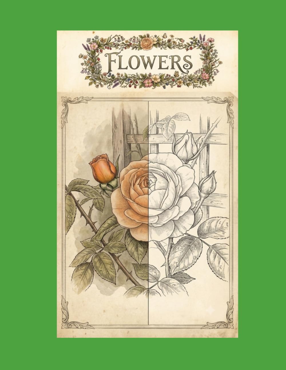 capítulo por capítulo baixar Flowers: Colour by Example Book for Adults (The Heritage Art Archive)