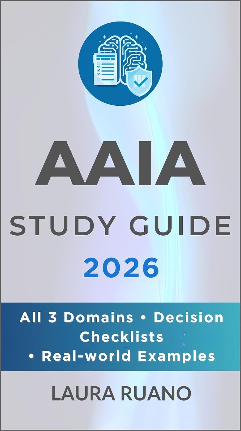 ler totalmente AAIA Study Guide 2026: The Complete Plain-English Guide to ISACA’s Advanced in AI Audit. All Domains Explained for Audit and Risk Professionals Who Want... Not Memorization (English Edition)