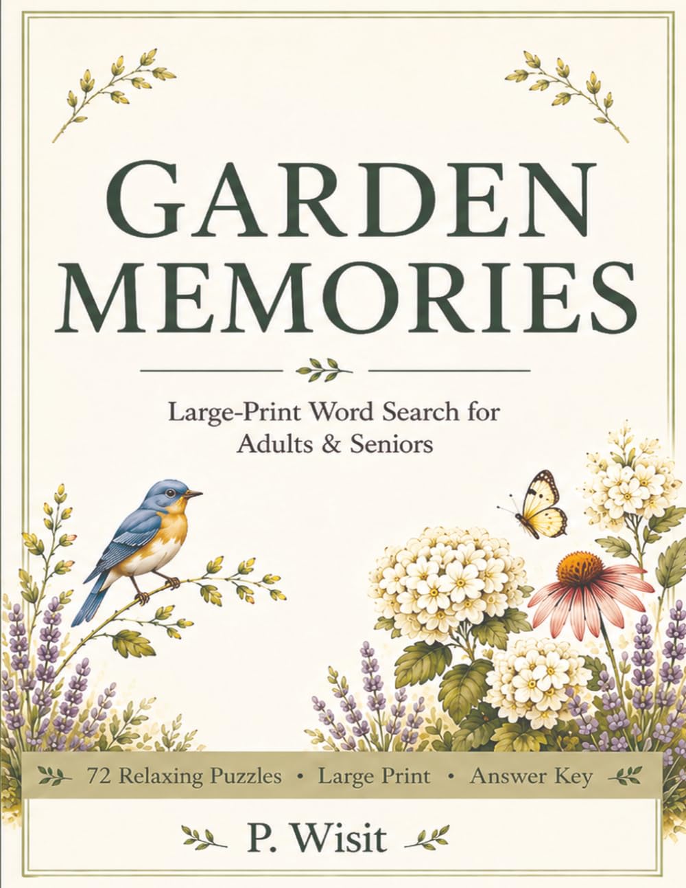 Garden Memories: Large-Print Word Search for Adults & Seniors baixar livro de graça