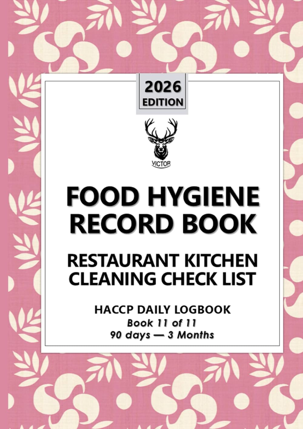 Food Hygiene Record Book: Restaurant Kitchen Cleaning Check List: HACCP DAILY LOGBOOK baixar o livro de graça