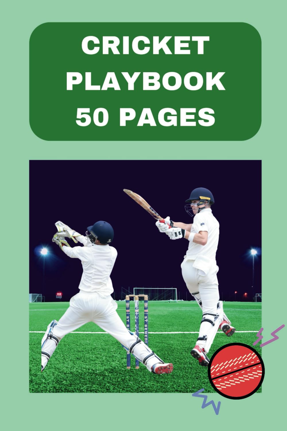 Cricket Playbook: Full-Page Blank Field Diagrams for Strategy and Planning baixar o livro de graça