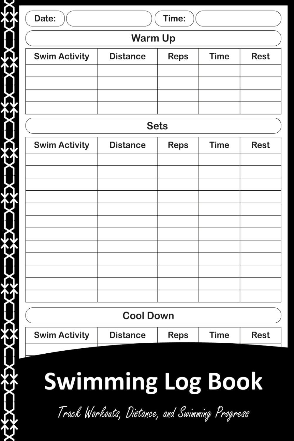 capítulo por capítulo baixar Swimming Log Book: Record Book for Tracking Workouts, Distance, Reps, Sets, Rest & Performance Ratings.