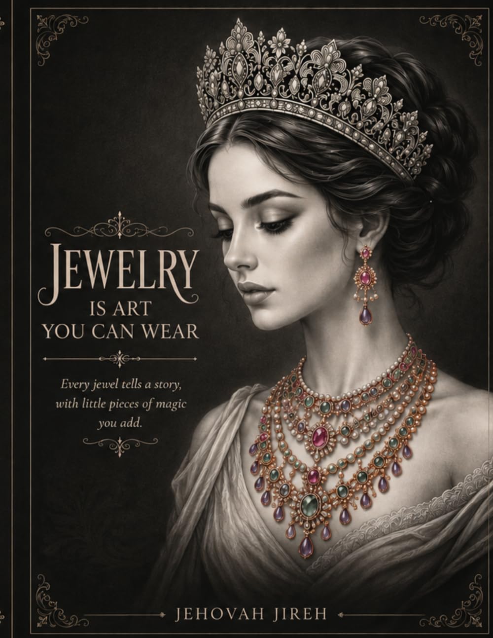 JEWELRY IS ART YOU CAN WEAR: Stress-Relief Coloring Book, An Advanced Expert-Level. Every jewel tells a story with little pieces of magic you add. (ADULTS COLORING) baixar o livro de graça