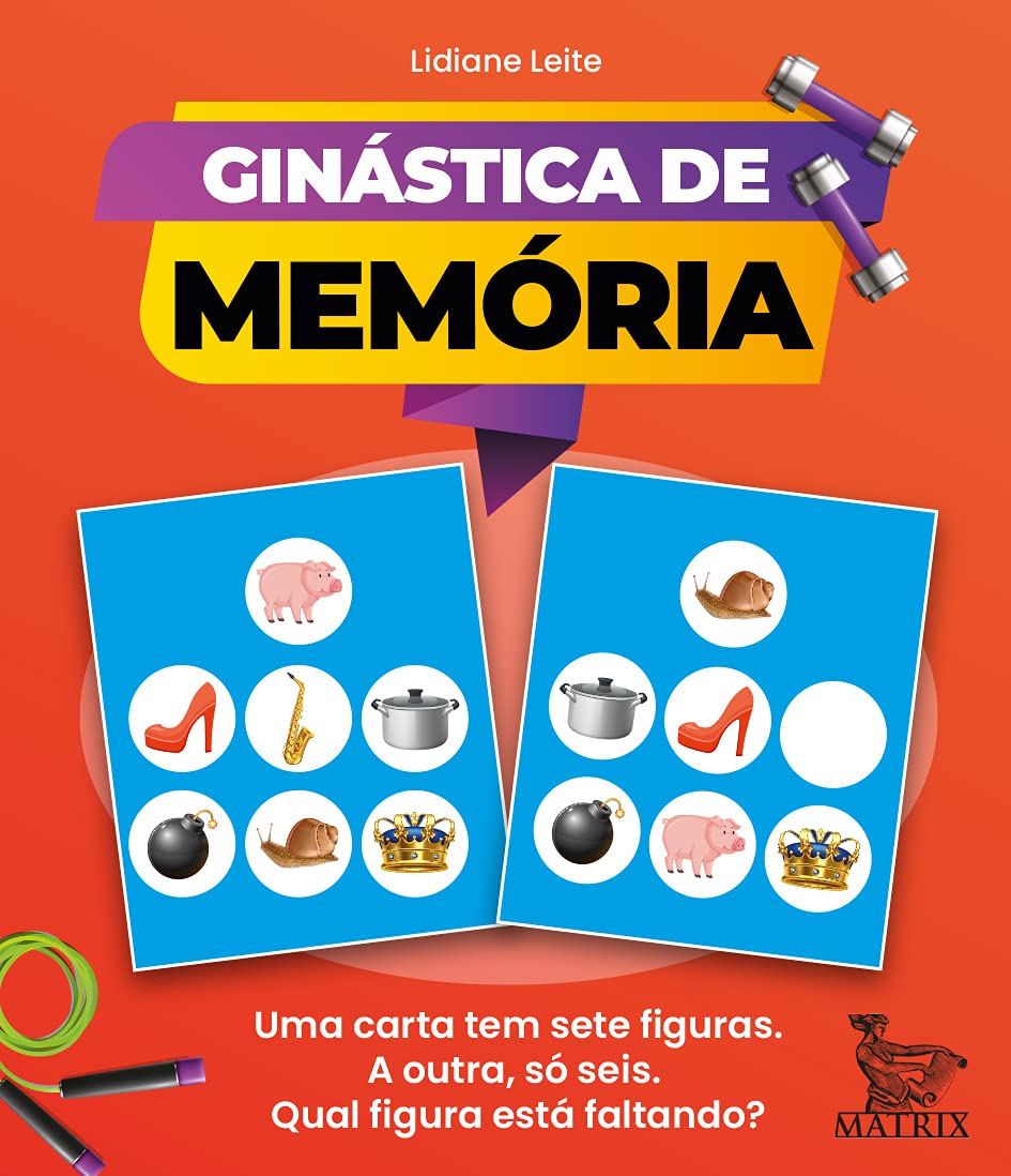 ler totalmente Ginástica de memória: Uma carta tem sete figuras. A outra só seis. Qual figura está faltando?
