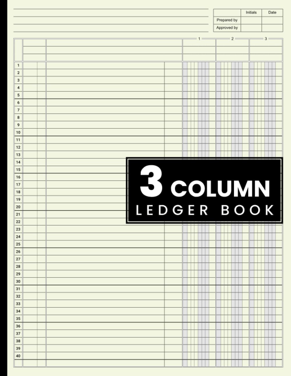 3 Column Ledger Book: Accounting Ledger Book for Bookkeeping, 3 Column Ledger, Columnar Pad Journal Notebook / Income and Expense Log Book for Small Business and Personal Finance. baixar livro de graça