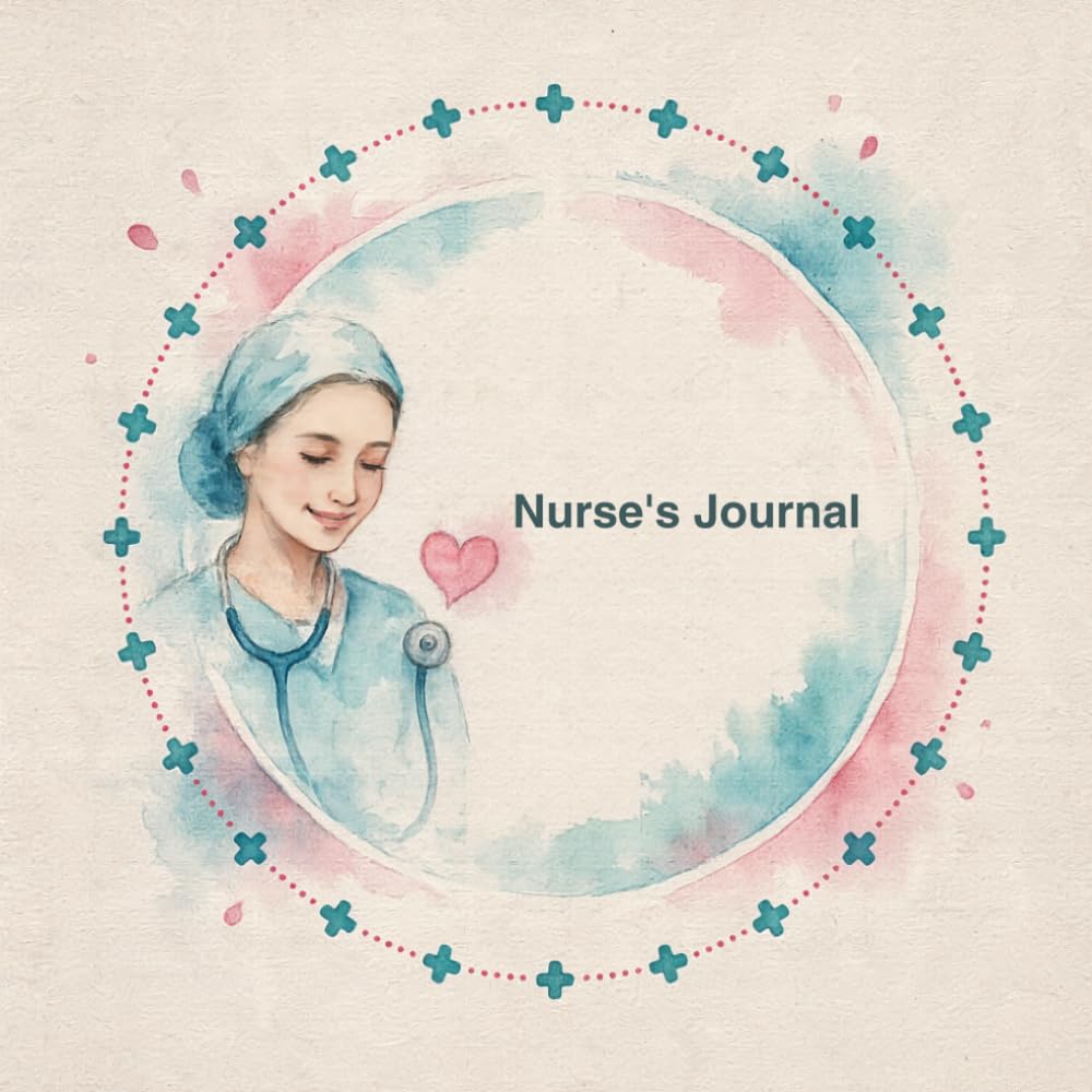 Nurse's Journal: A Lined Notebook for Nurses to Write, Reflect & Unwind | Watercolor Cover, 8.5x8.5 in, 120 Pages baixar livro de graça