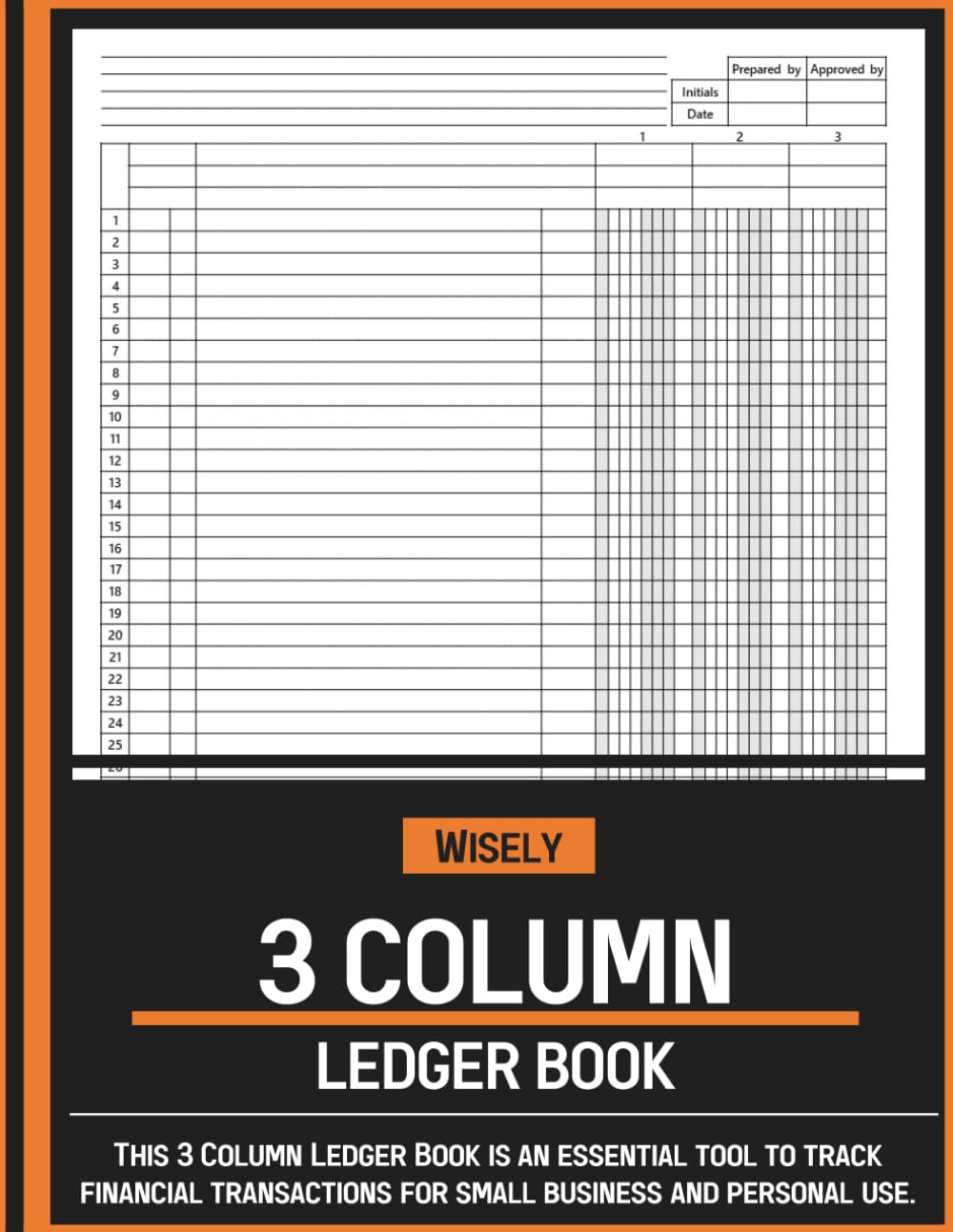3 Column Ledger Book: Three Column for Bookkeeping, Accounting Ledger Book for Small Business and Personal Finance baixar livro de graça