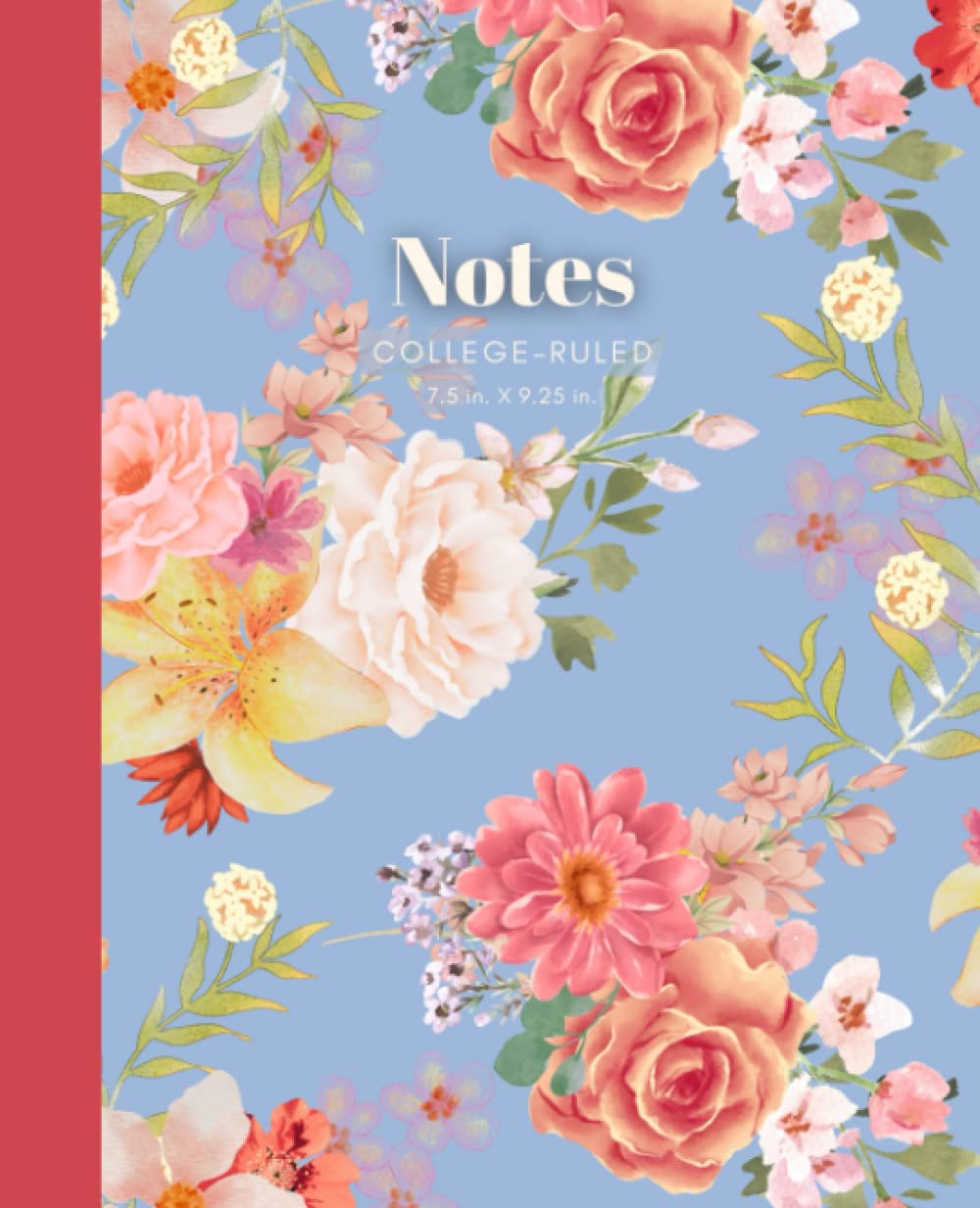ler totalmente Charming Blue, Yellow, and Pink Southern Floral College-Ruled Notebook: Women's Bridal, Mother’s Day, Spring and Summer Floral Aesthetic, and Garden Enthusiasts.