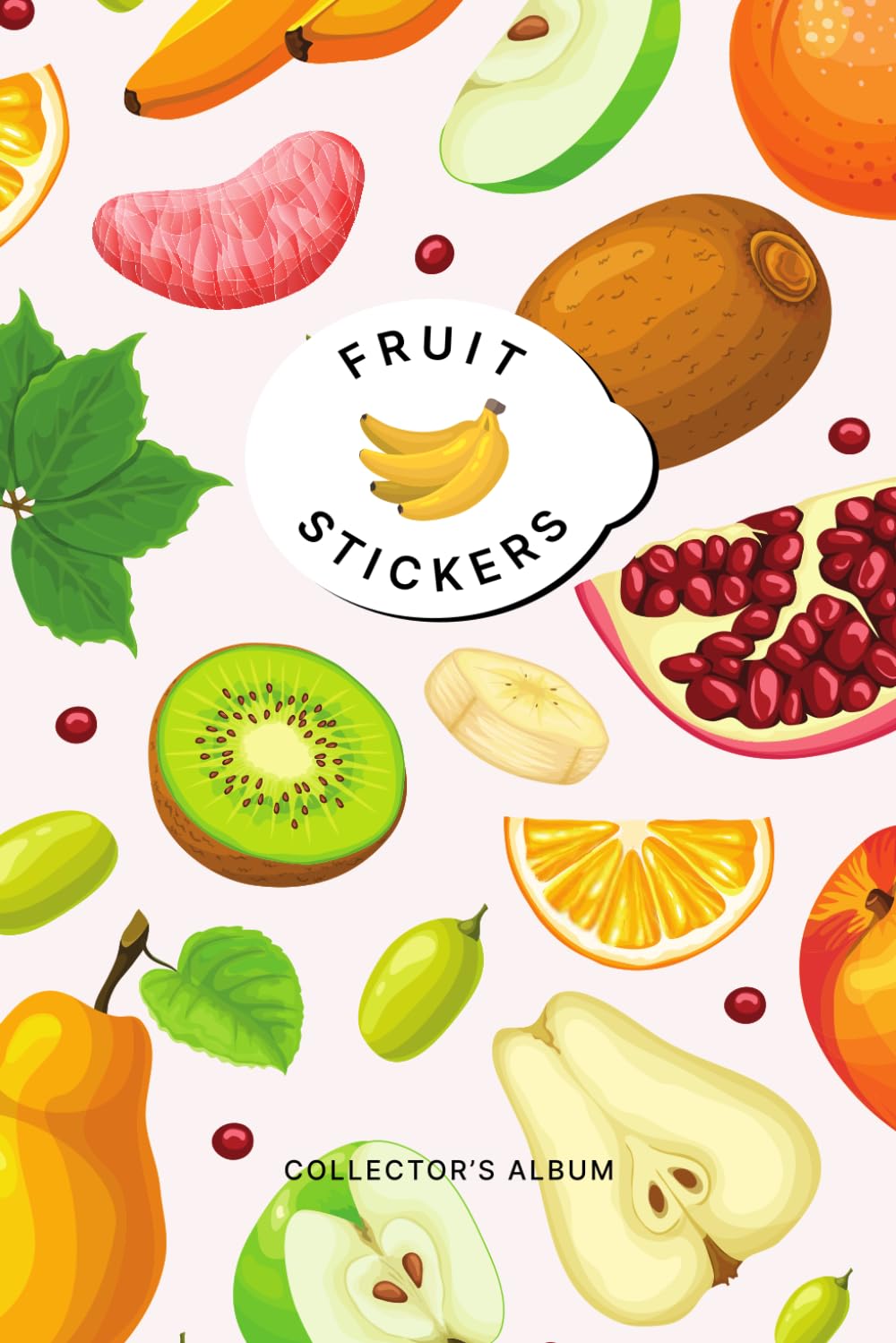 capítulo por capítulo baixar Fruit Sticker Album for 795 Stickers (Soft Pink):: Become a Collector, Store, Organize and Catalog Your Collection in this Holder