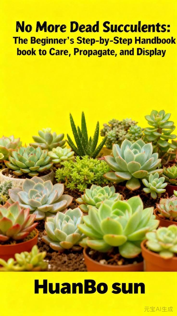 ler totalmente No More Dead Succulents: The Beginner’s Step-by-Step Handbook to Care, Propagate, and Display (English Edition)
