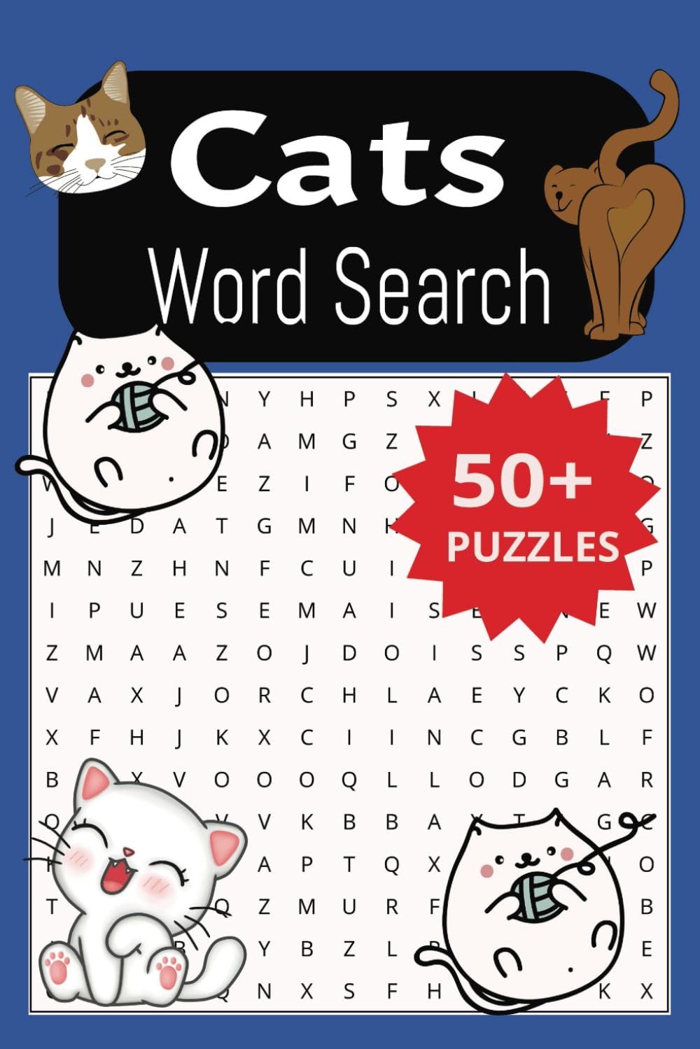Cats Word Search Book: A Cats Themed Word Find Puzzle For Adults, Seniors, and Teens baixar livro de graça