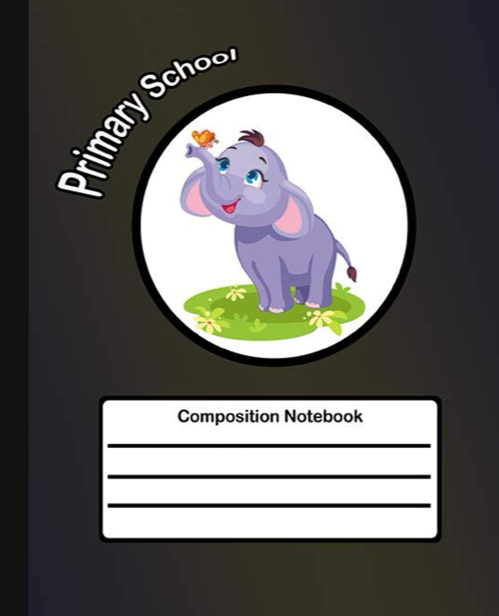 ler totalmente Primary Composition Notebook: Black Color Background and Unicorn Elephant Cute Kids, Primary Journal K-2nd Grades, School Supplies, 50 Sheets/100... Drawing, Sketching, Note Taking & More.