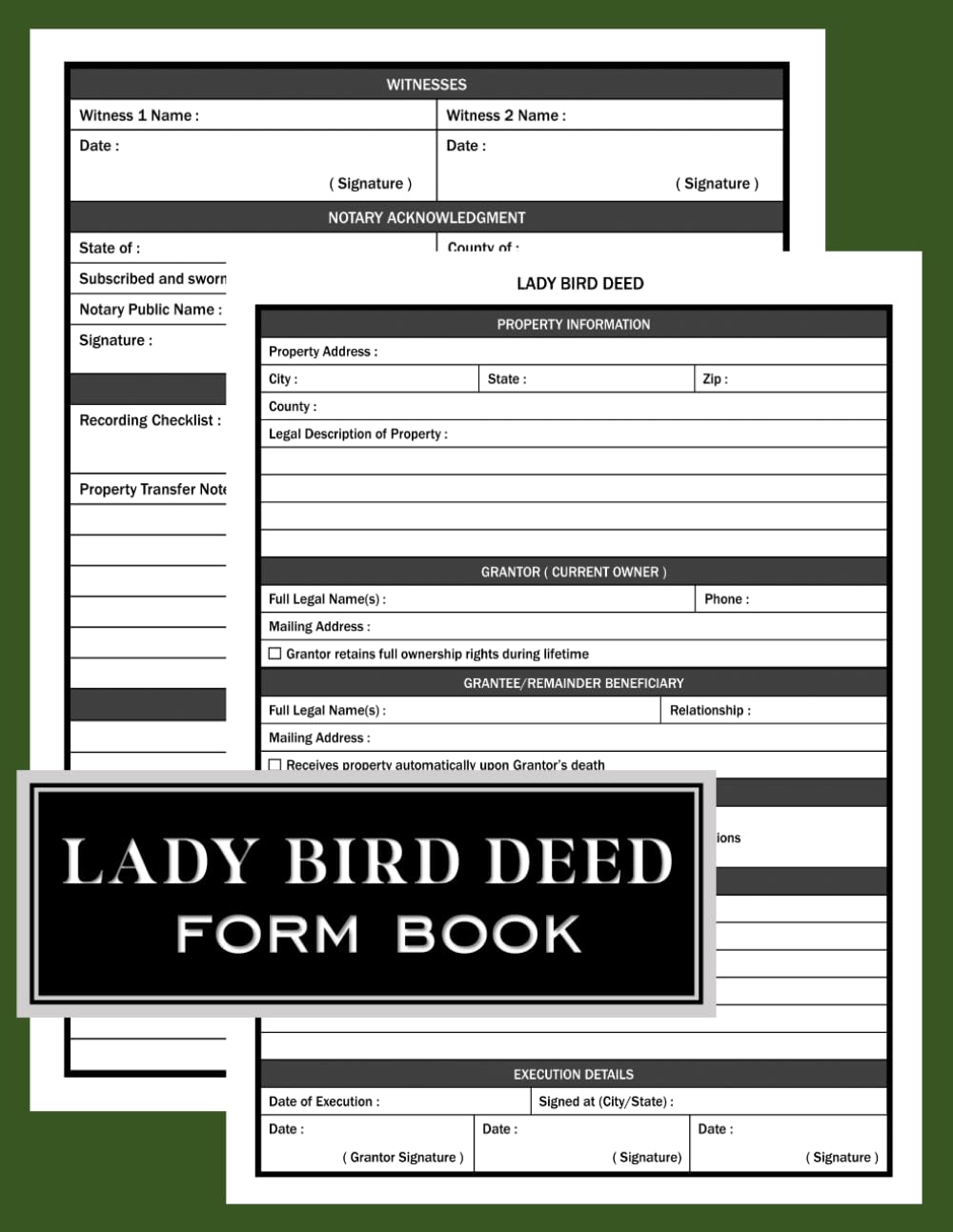 Lady Bird Deed Form Book: Enhanced Life Estate Deed Forms To Transfer Property, Retain Lifetime Control, Avoid Probate, Protect Estate Assets, And Protect Medicaid Eligibility baixar o livro de graça