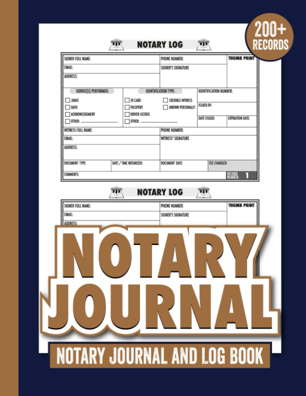 ler totalmente Notary journal 2022 and Log Book: Notary Journal for Signing Agents, 200+ Records to Write Notarial Acts | Modern Notary Public Book To Record... And Men | Official Log Book for Notarial Acts
