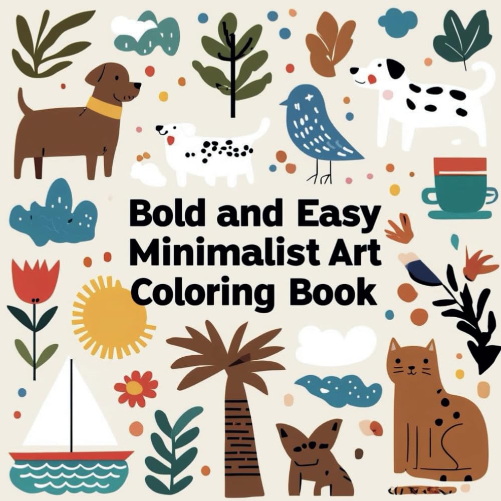 capítulo por capítulo baixar Bold & Easy: A Minimalist Art Coloring Book: Simple, Relaxing Designs for Stress-Free Creativity