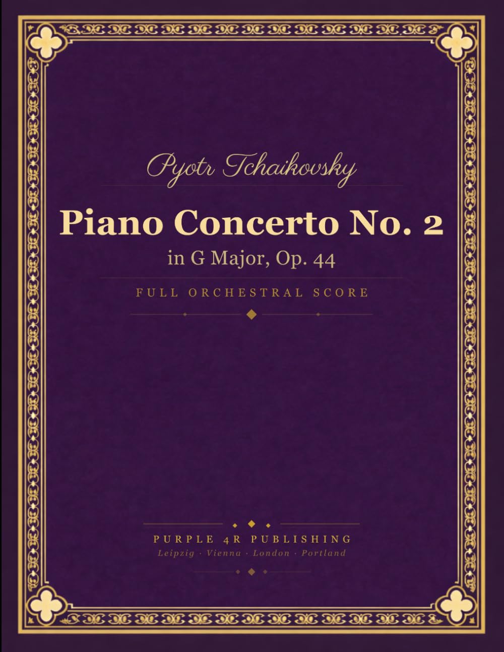 Tchaikovsky: Piano Concerto No. 2 in G Major, Op. 44 - Full Orchestral Score baixar o livro de graça