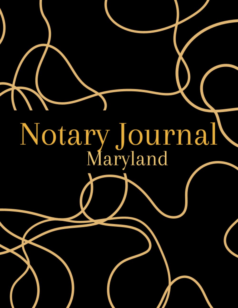 ler totalmente Notary Journal Maryland: Official Notary Log Book, Record Notarial Acts - 200 Records by a Public Notary for Signing Agents, Black and Gold Finish Public Record Book