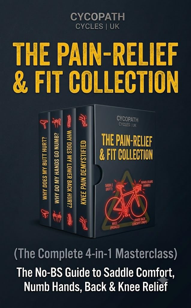The No-BS Cycling Pain Relief & Fit Collection: The 4-in-1 Guide to Saddle Comfort, Numb Hands, Lower Back Relief, and Knee Pain (English Edition) baixar livro de graça