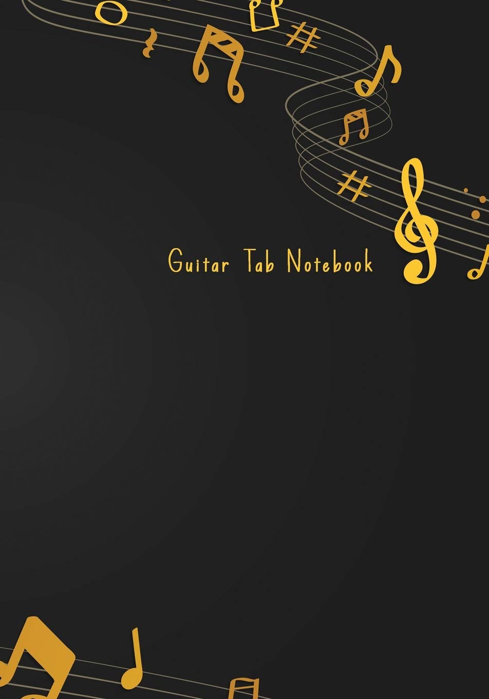 capítulo por capítulo baixar Guitar Tab Notebook: Blank Guitar Tabs paper, Standard Staff & Tablature Featuring Twelve 6-Line Tablature Staves Per Page With a "TAB" Clef with Black Music Note Theme