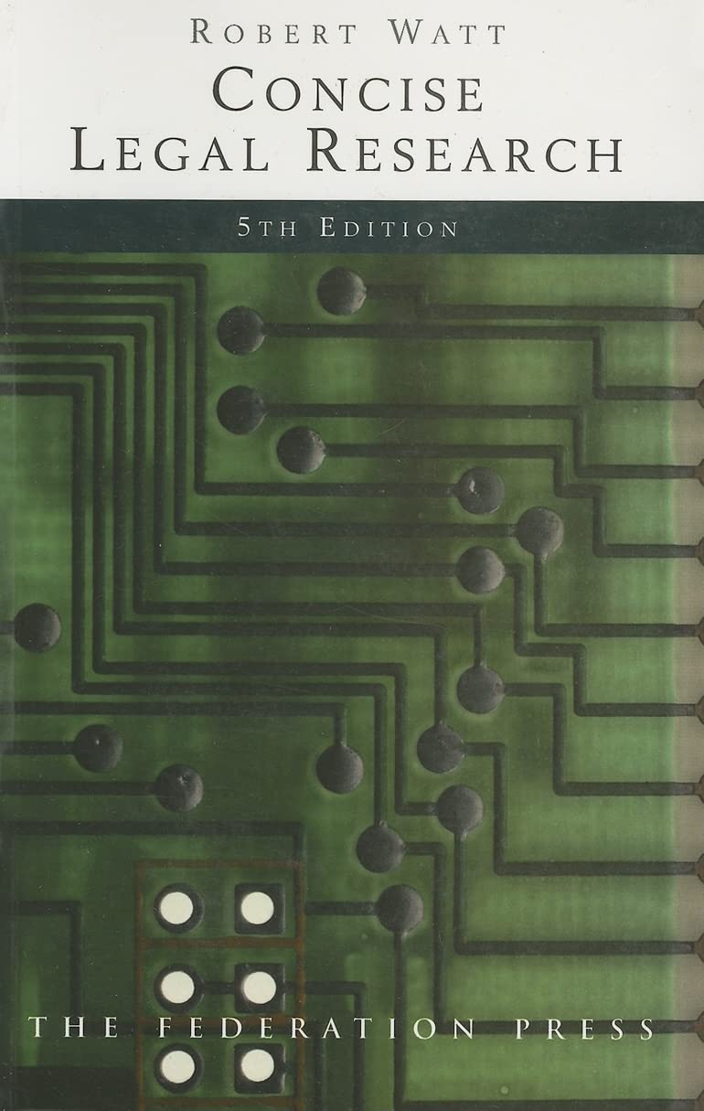 Concise Legal Research baixar livro de graça