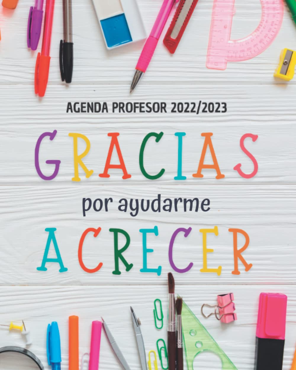 AGENDA PROFESOR 2022 2023: Regalo Profesora | 12 meses Planificador y organizador para profes Mensual y Semana, 2 páginas = 1 semana (Spanish Edition) baixar o livro de graça
