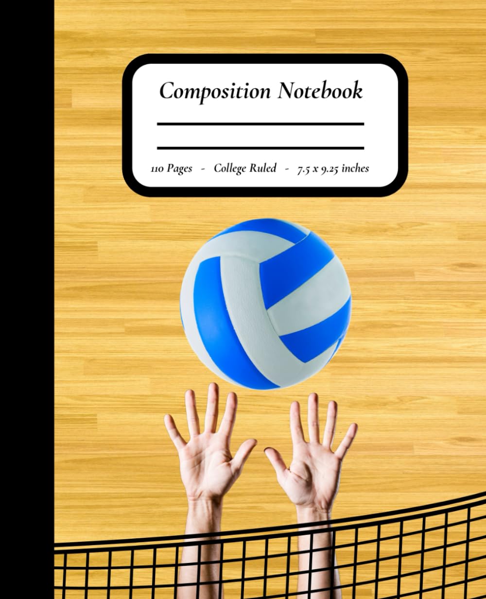 capítulo por capítulo baixar Above the Net: Volleyball Notebook with Hands Reaching Up – 7.5" x 9.25", College Ruled, 110 Pages