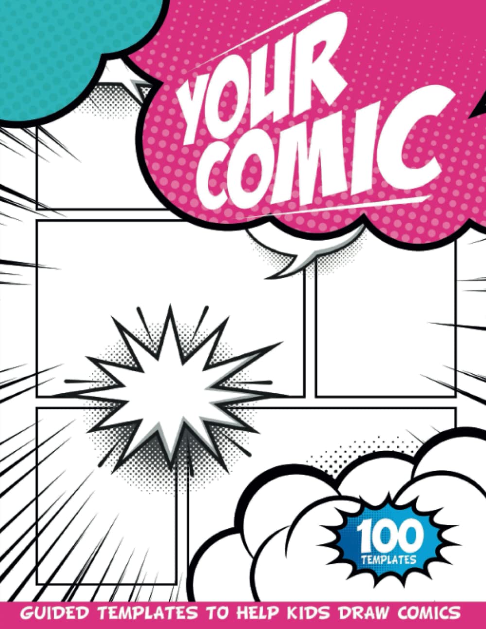 capítulo por capítulo baixar Comic Pages With Guided Templates: Guided Templates to Draw Cartoon Characters for Girls | Kids Activities
