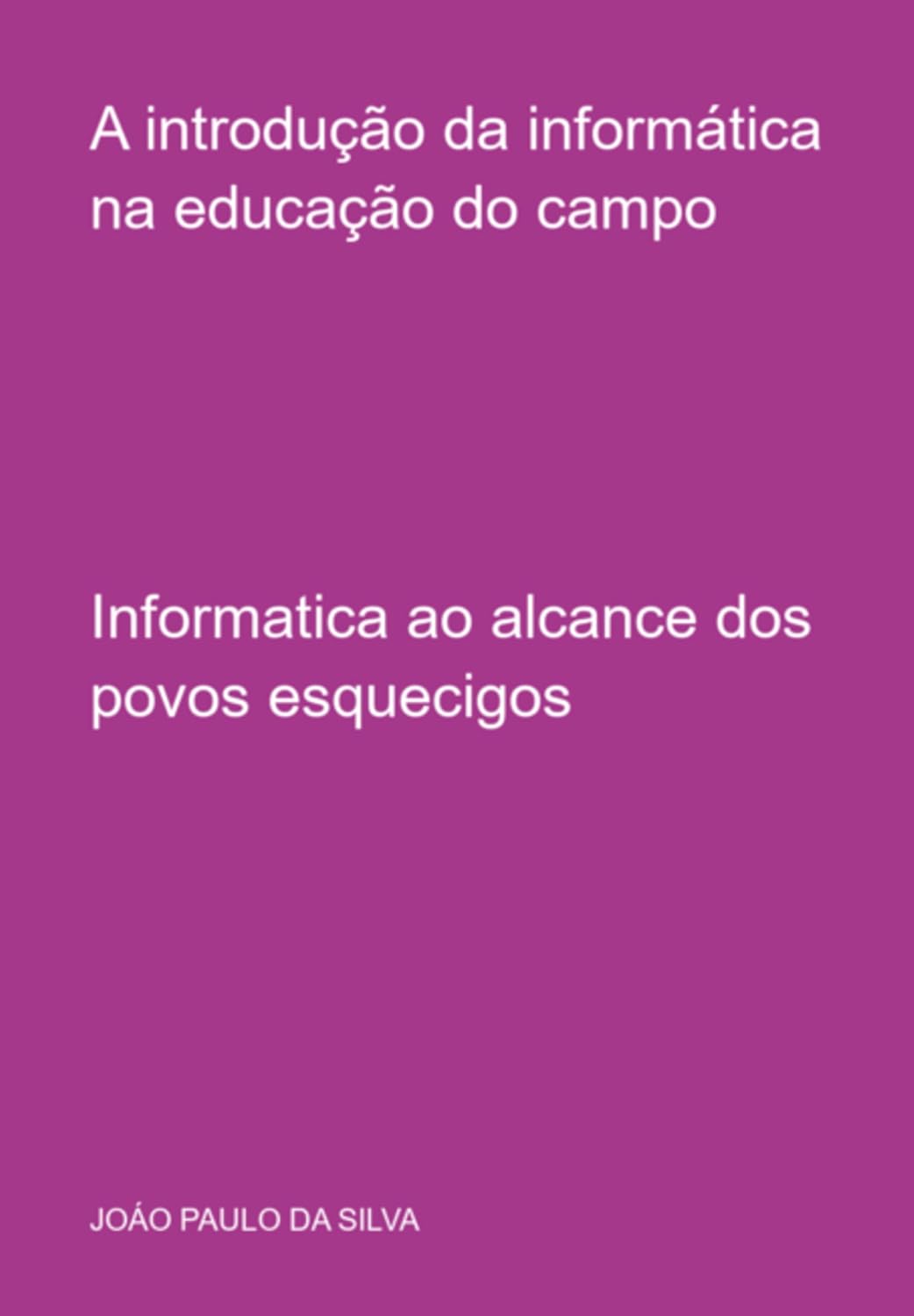 capítulo por capítulo baixar A Introdução Da Informática Na Educação Do Campo