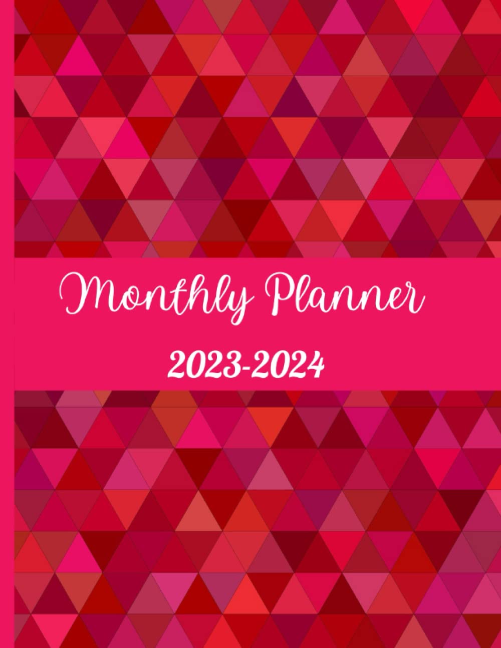 Monthly Planner 2023-2024 8.5×11, Large Two Year Planner: Monthly Organizer, Abstract Pattern baixar livro de graça