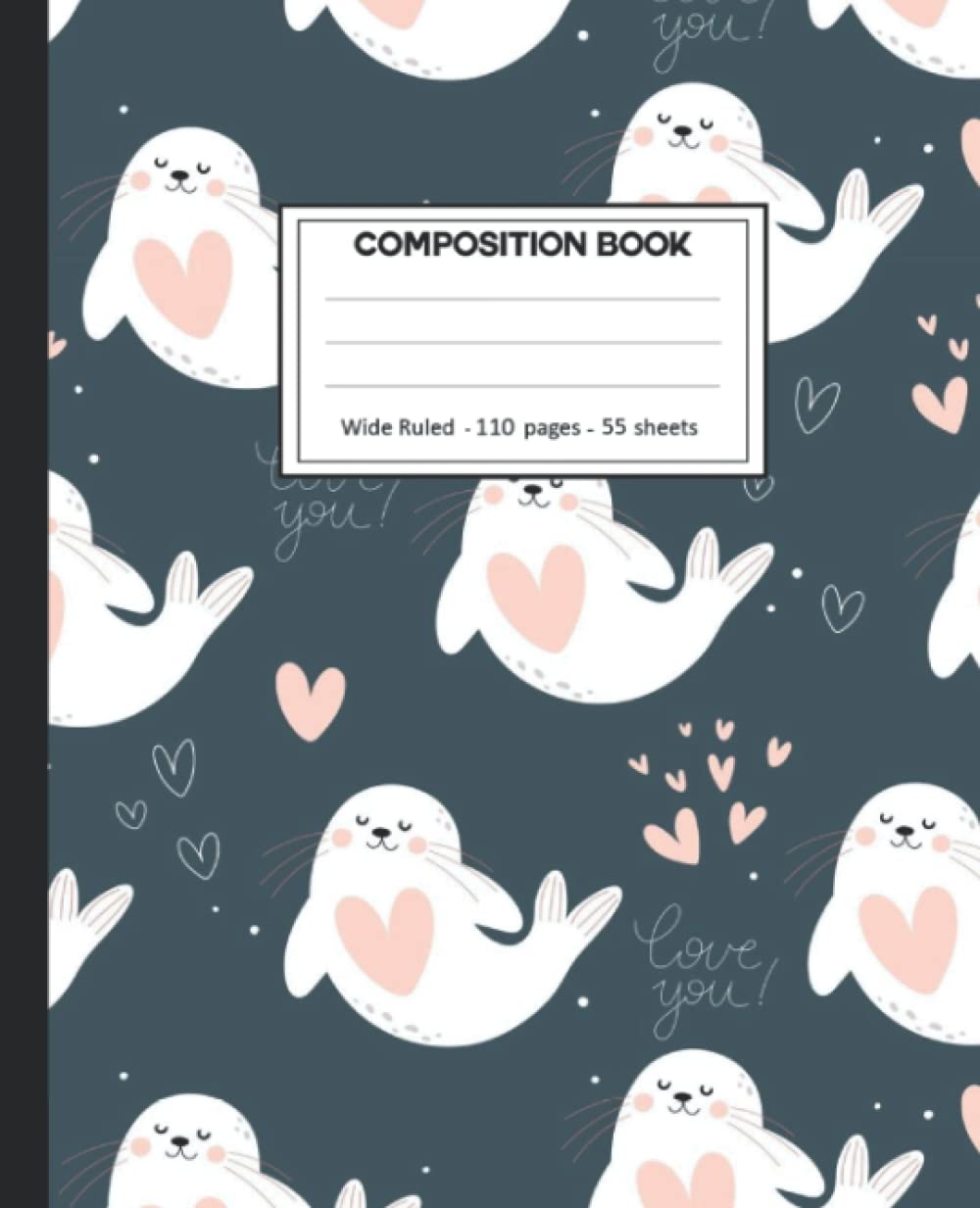 Composition Notebook: Seals Wide Ruled Blank Lined Composition Book Journal (7.5 x 9.25 in) Cute Notebooks for Girls Teens Kids School Planner Diary Writing Notes. baixar o livro de graça