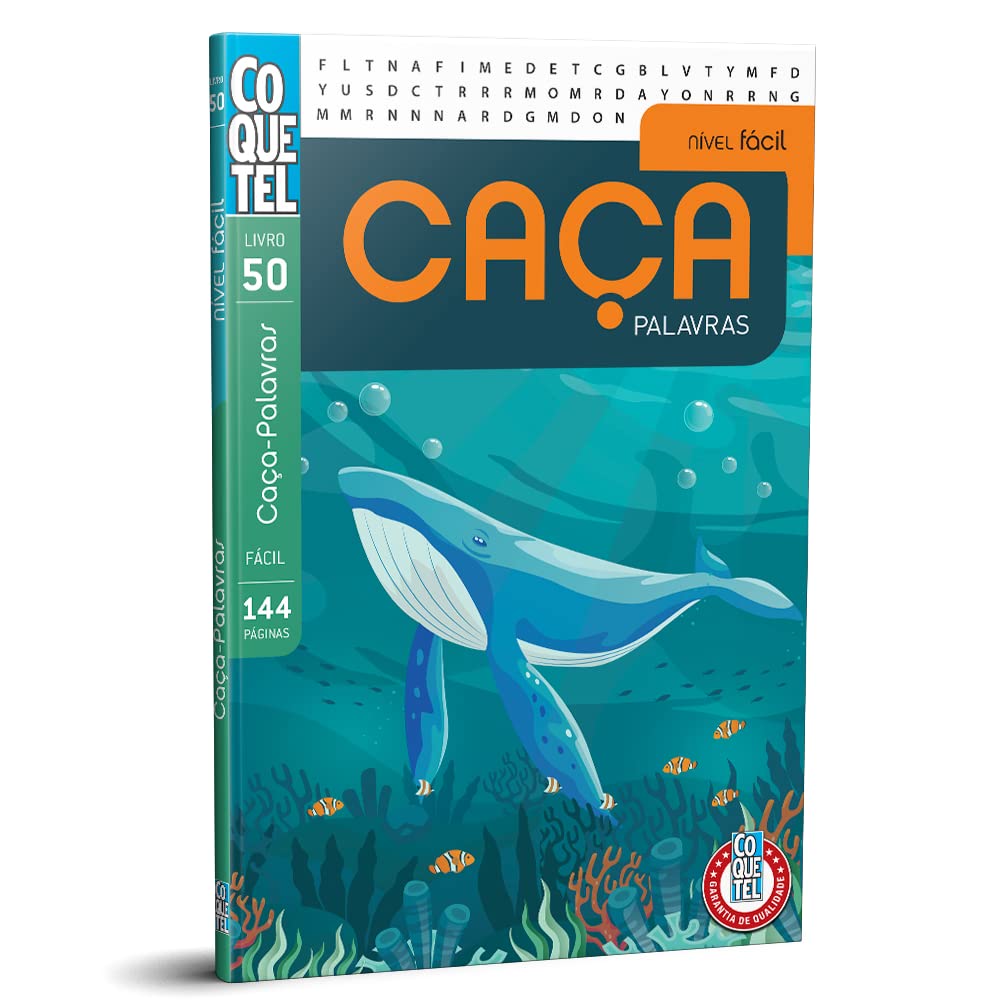 ler totalmente Livro Coquetel Caça-palavras nível fácil Ed 50