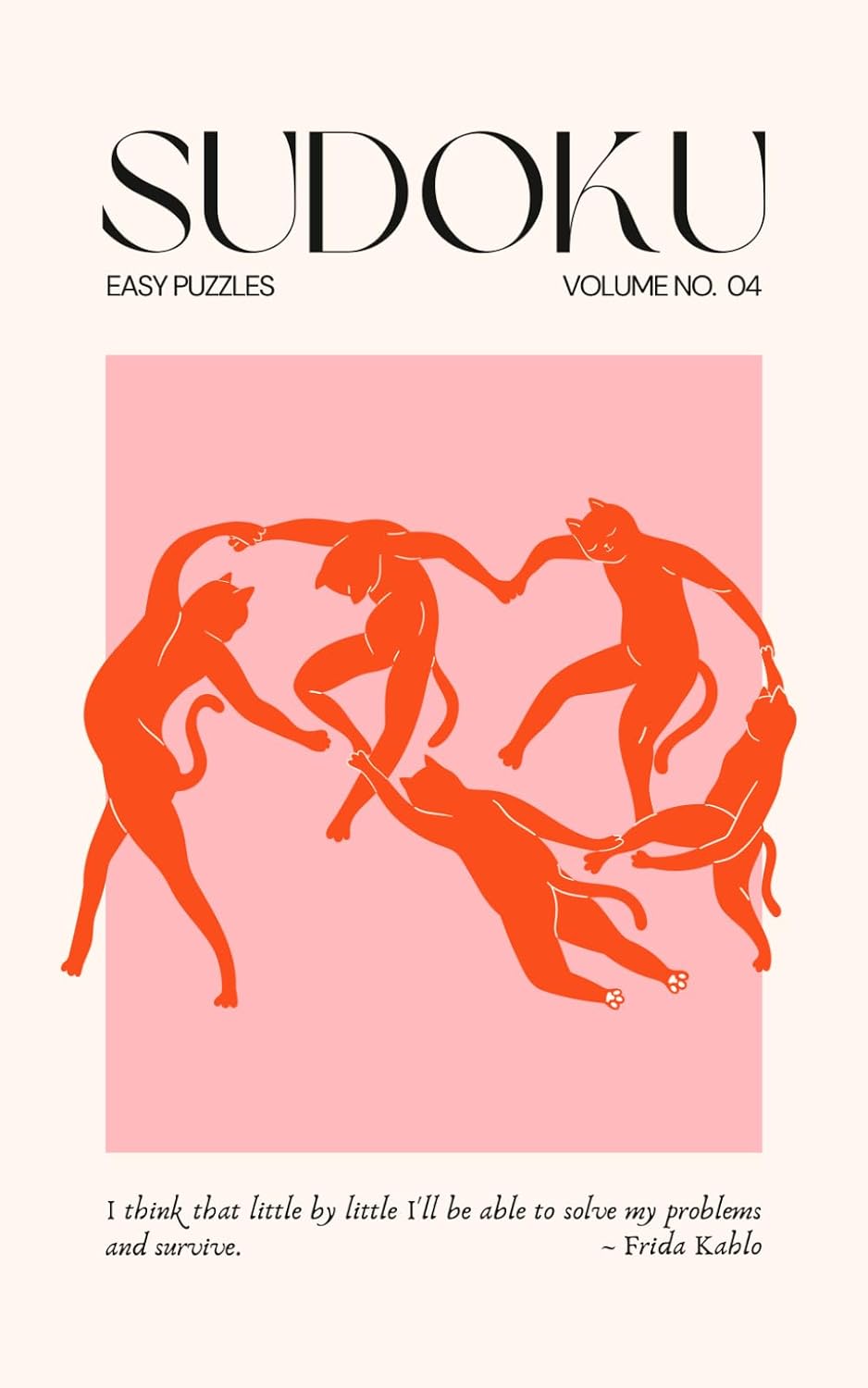ler totalmente Cat Sudoku: 200 Mixed Level Sudoku Puzzles, Pretty Cover Inspired By Matisse