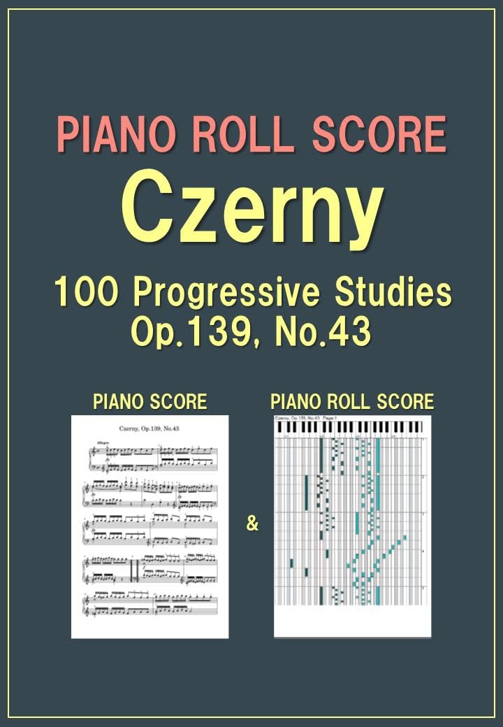 capítulo por capítulo baixar PIANO ROLL SCORE Czerny 100 Progressive Studies Op.139 No.43 (English Edition)