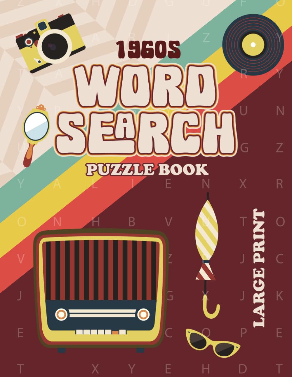 1960s Word Search Puzzle Book: Explore the vibrant 1960s with this collection of themed word searches featuring iconic music, fashion, and historical events. baixar livro de graça