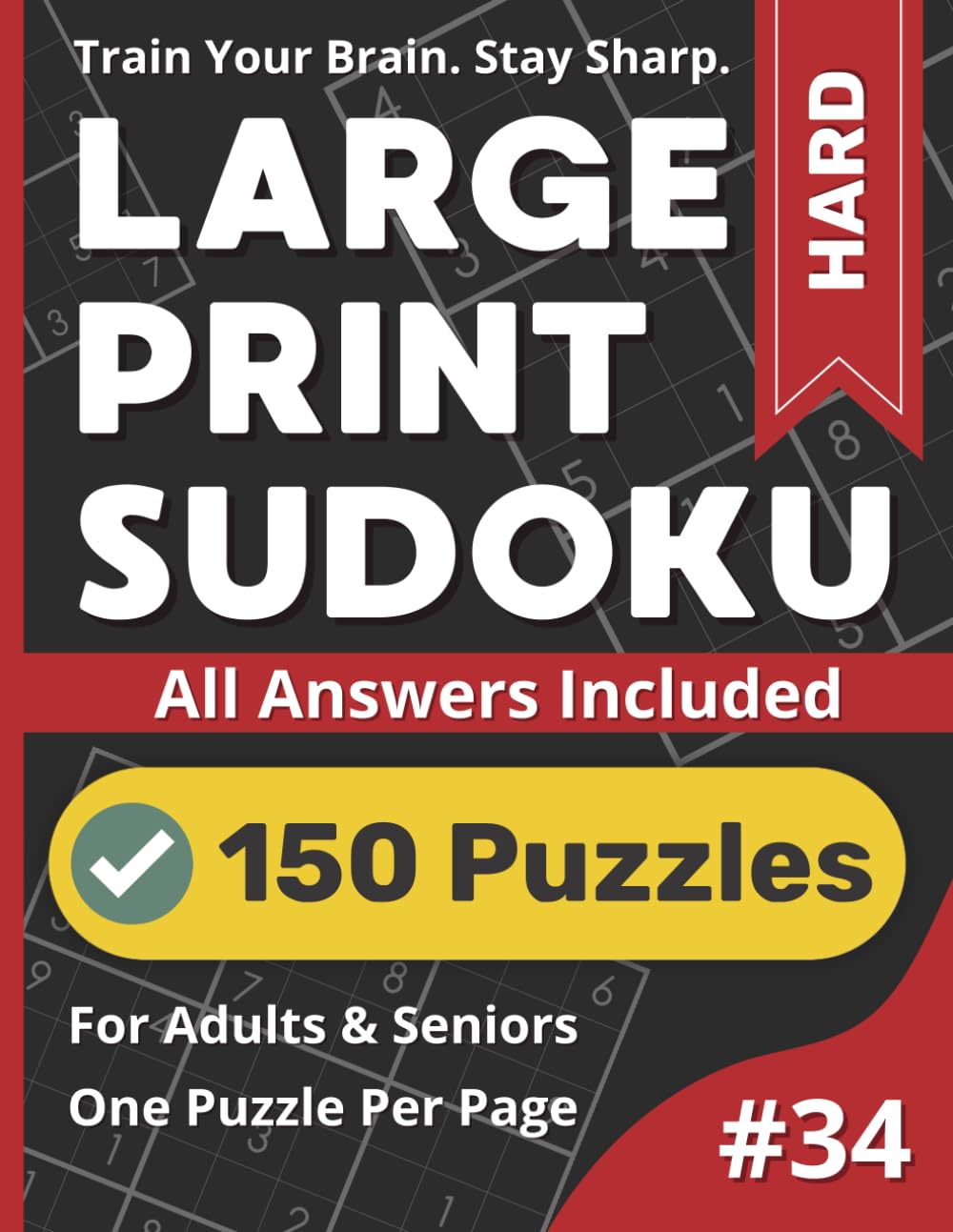 capítulo por capítulo baixar Large Print Sudoku Puzzle Book: Hard #34: Advanced Sudoku Puzzles in Large Print (Large Print Sudoku Puzzle Books)