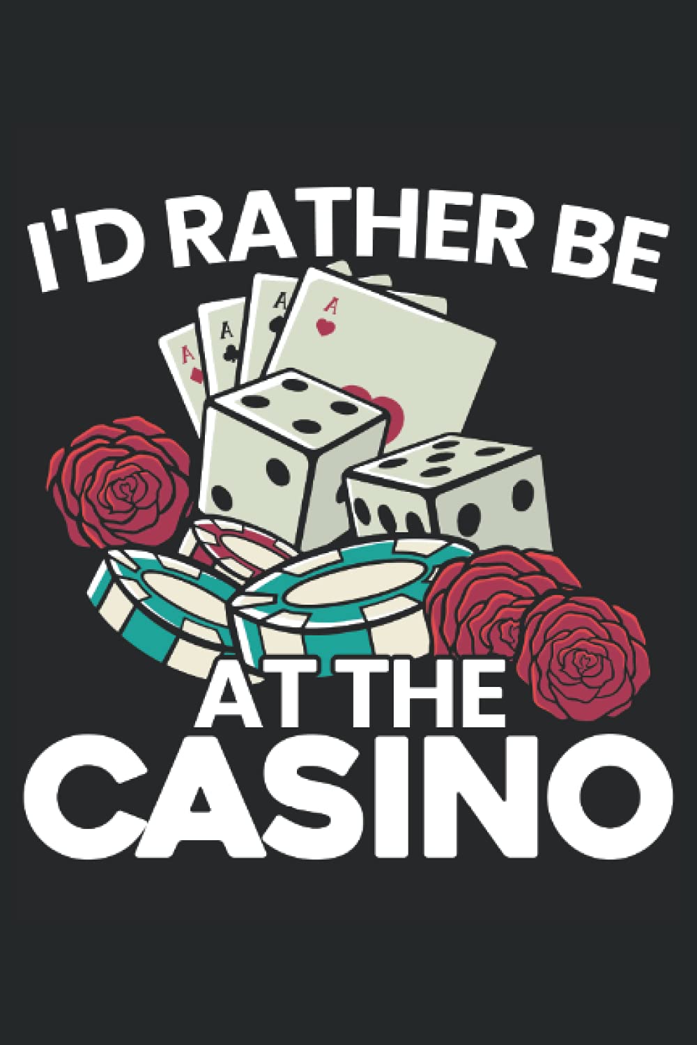 ler totalmente I'd Rather Be At The Casino: Casino Games Notebook For Casino Lover, Gambler, Slot Machine and Poker Player, Bingo and Dice Fan