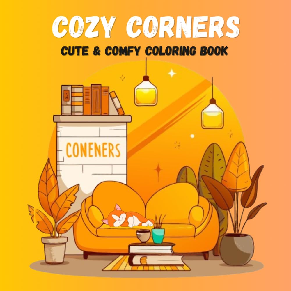ler totalmente Cozy Corners: Cute & Comfy Coloring Book with Relaxing Cozy Corners and Adorable Home Scenes (Cozy Coloring Collection)