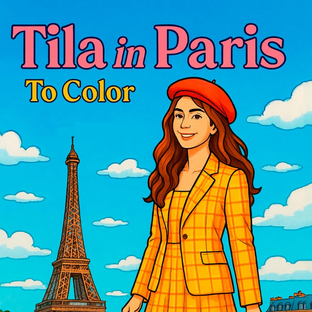 Tila in Paris: Livro Para Colorir Adulto (Portuguese Edition) baixar livro de graça