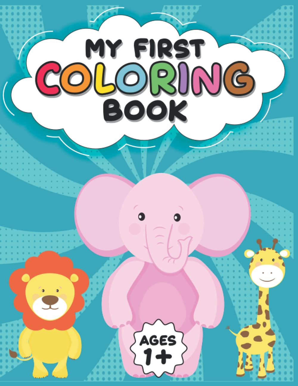ler totalmente My First Coloring Book For 1 Year Old: The Perfect 50 Everyday Things And Animals Fun & Easy To Color And Learn With Big, Large, Giant Pictures for... Preschool and Kindergarten, Perfect Gift idea
