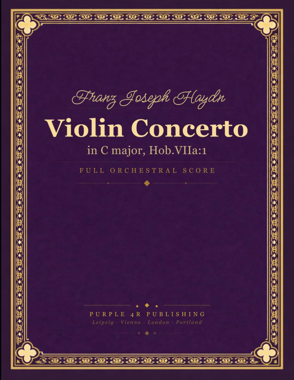 ler totalmente Haydn: Violin Concerto No. 1 in C major, Hob. VIIa:1 - Full Orchestral Score
