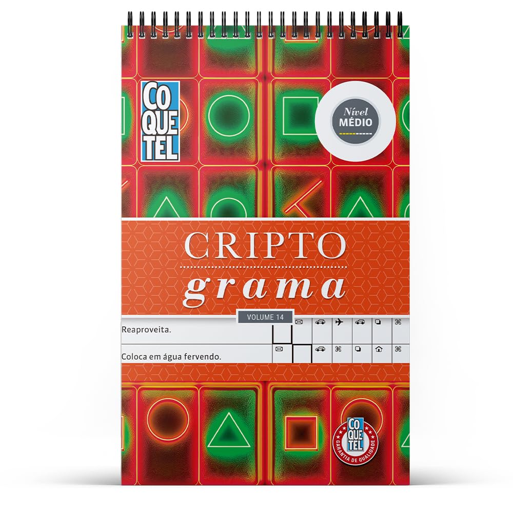 capítulo por capítulo baixar Livro Coquetel Espiral Criptograma Vol. 14: Nível Médio: antenha seu cérebro ativo com o desafio definitivo em palavras!